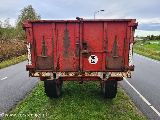 6 tons grigon kipper, deuren achterzijde