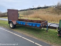 4 tons oprijwagen dieplader