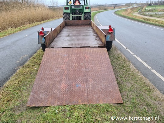 4 tons oprijwagen dieplader