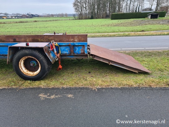 4 tons oprijwagen dieplader