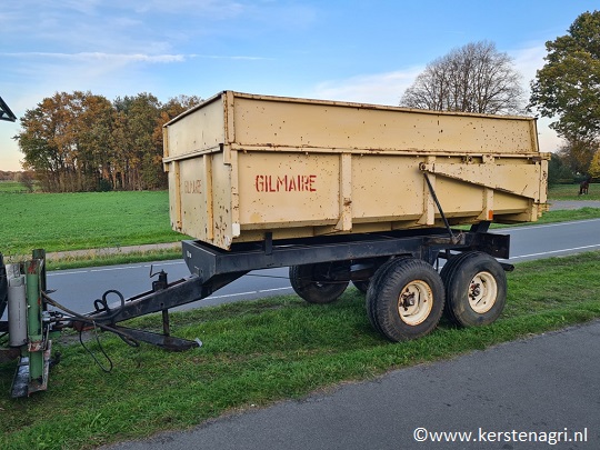 8 tons Agromet tandemas T046 kipper